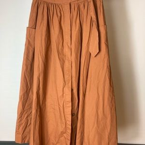 Free People midi skirt